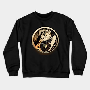 Yin Yang Axolotl Crewneck Sweatshirt